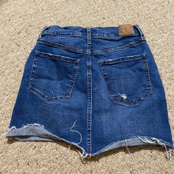 Aeropostale Blue Distressed Denim Skirt - Picture 2 of 5